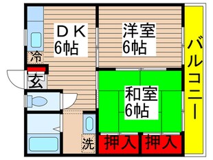 ソワサント成田の物件間取画像